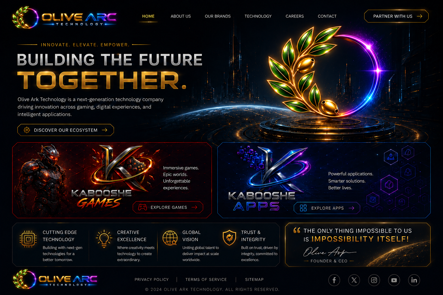 Olive Arc Technology — building the future together